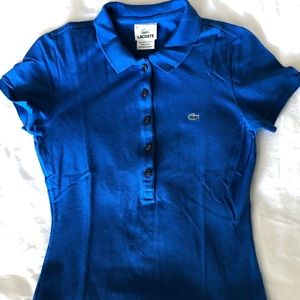 Lacoste Tops - Lacoste Women’s Slim fit Pique Polo 5 buttons Lacoste Tops - Lacoste Women’s Slim fit Pique Polo 5 buttons